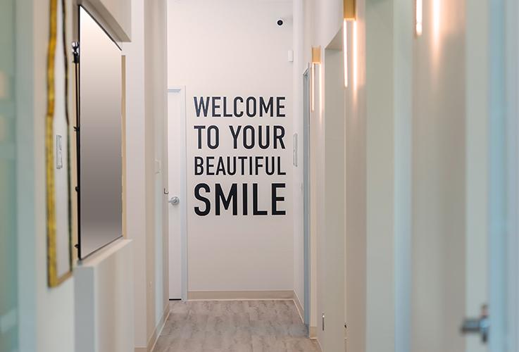 smile quote in practice hall